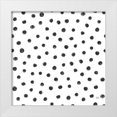 Scandy Baby Pattern VI White Modern Wood Framed Art Print by Averinos, Melissa