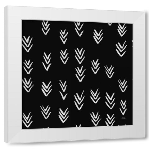 Scandy Baby Pattern VIIB White Modern Wood Framed Art Print by Averinos, Melissa
