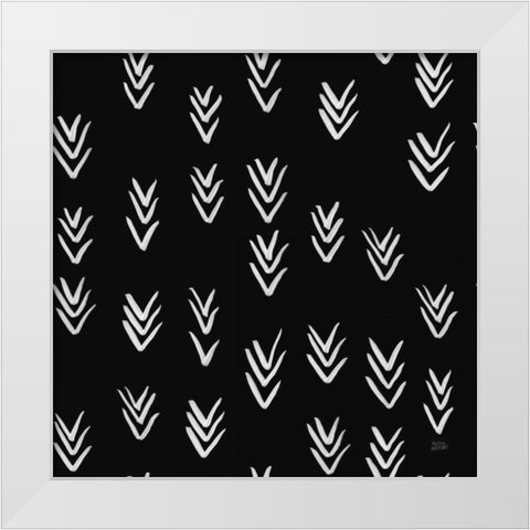 Scandy Baby Pattern VIIB White Modern Wood Framed Art Print by Averinos, Melissa