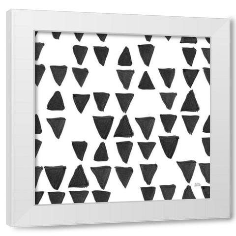 Scandy Baby Pattern XIIIB White Modern Wood Framed Art Print by Averinos, Melissa