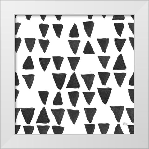 Scandy Baby Pattern XIIIB White Modern Wood Framed Art Print by Averinos, Melissa