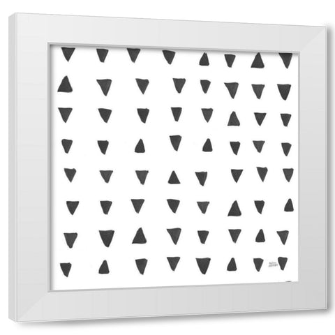 Scandy Baby Pattern XIVB White Modern Wood Framed Art Print by Averinos, Melissa