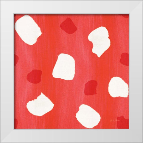 Tutti Frutti Pattern IVE White Modern Wood Framed Art Print by Zaman, Farida