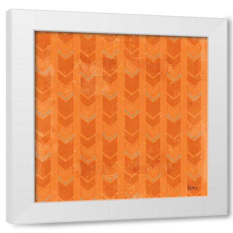 Good Vibes Pattern VIIIE White Modern Wood Framed Art Print by Charron, Veronique