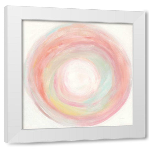 Tropical Swirl I White Modern Wood Framed Art Print by Rhue, Piper