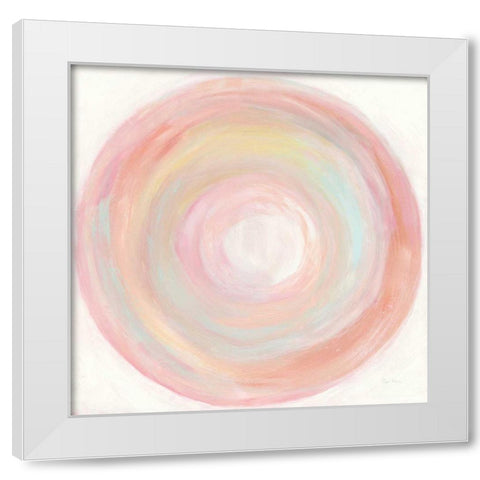 Tropical Swirl II White Modern Wood Framed Art Print by Rhue, Piper