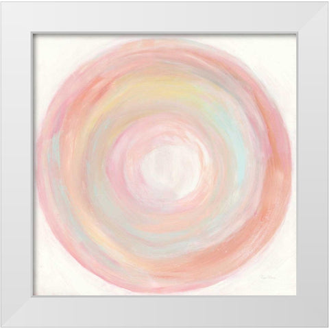 Tropical Swirl II White Modern Wood Framed Art Print by Rhue, Piper
