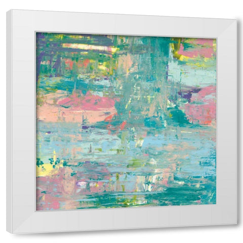 Islands Abstract I White Modern Wood Framed Art Print by Rhue, Piper