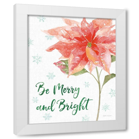 Holiday Flora VI White Modern Wood Framed Art Print by Grove, Beth