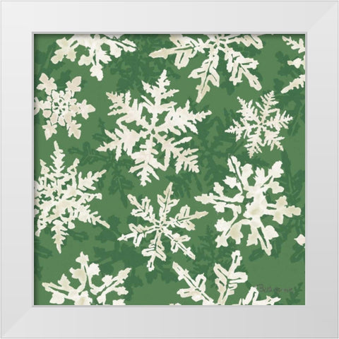 Holiday Flora Pattern VIIC White Modern Wood Framed Art Print by Grove, Beth