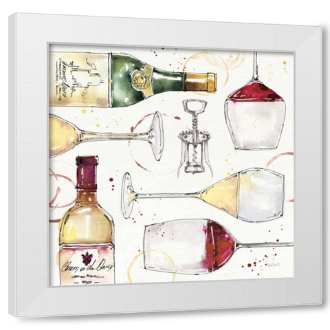 Oaked and Aged II White Modern Wood Framed Art Print by Tavoletti, Anne