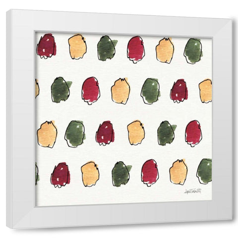 Oaked and Aged Pattern IXA White Modern Wood Framed Art Print by Tavoletti, Anne