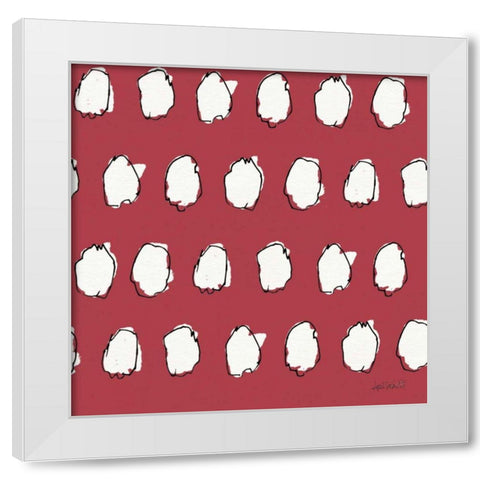 Oaked and Aged Pattern IXB White Modern Wood Framed Art Print by Tavoletti, Anne
