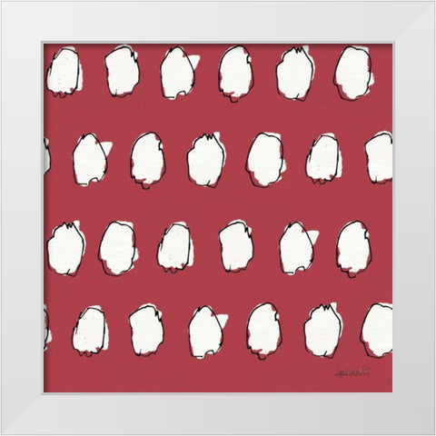 Oaked and Aged Pattern IXB White Modern Wood Framed Art Print by Tavoletti, Anne