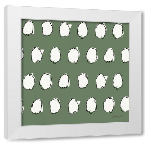 Oaked and Aged Pattern IXC White Modern Wood Framed Art Print by Tavoletti, Anne