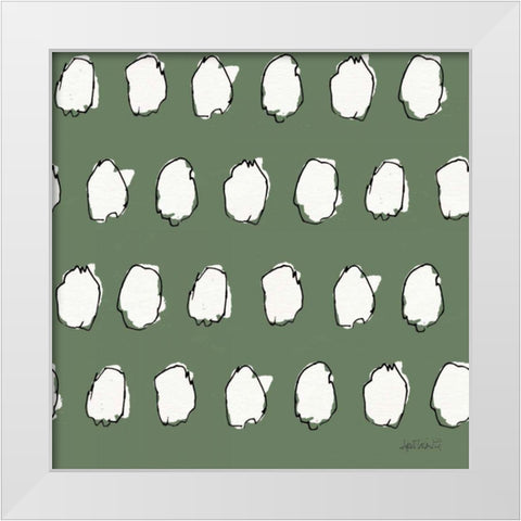 Oaked and Aged Pattern IXC White Modern Wood Framed Art Print by Tavoletti, Anne