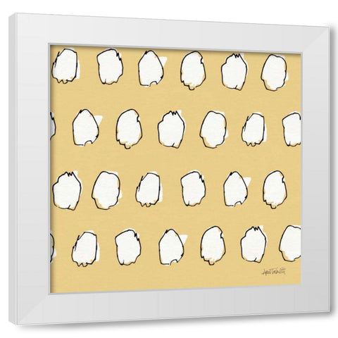 Oaked and Aged Pattern IXD White Modern Wood Framed Art Print by Tavoletti, Anne