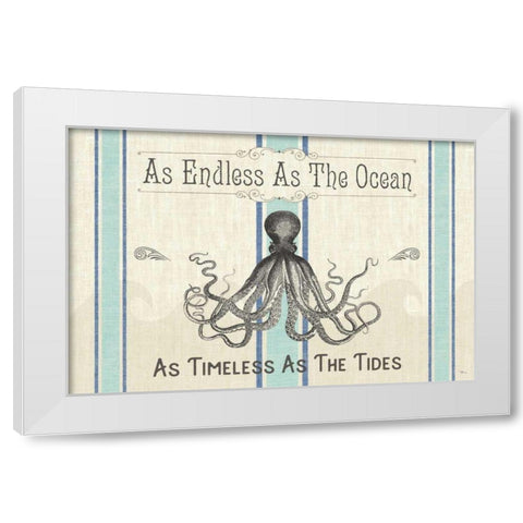 Coastal Farmhouse I White Modern Wood Framed Art Print by Pela Studio