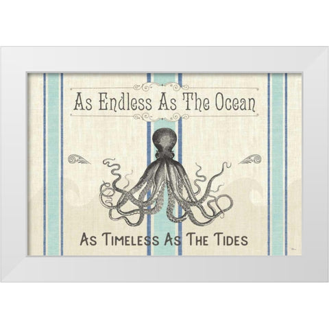 Coastal Farmhouse I White Modern Wood Framed Art Print by Pela Studio