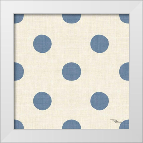 Coastal Farmhouse Pattern IVB White Modern Wood Framed Art Print by Pela Studio