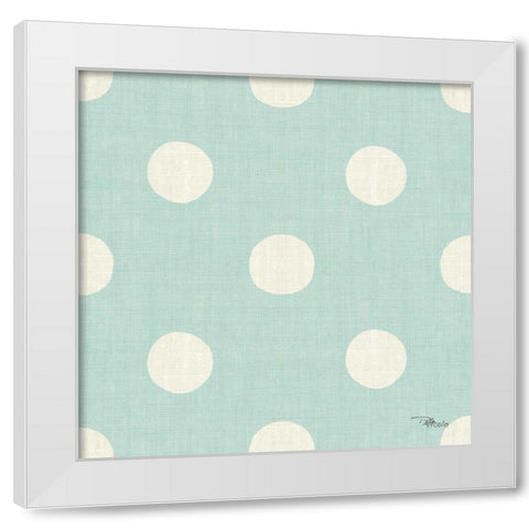 Coastal Farmhouse Pattern IVE White Modern Wood Framed Art Print by Pela Studio