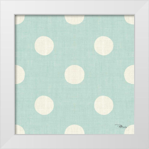 Coastal Farmhouse Pattern IVE White Modern Wood Framed Art Print by Pela Studio