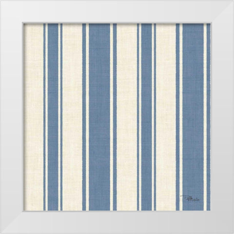 Coastal Farmhouse Pattern VB White Modern Wood Framed Art Print by Pela Studio