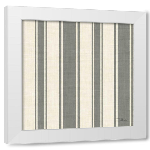 Coastal Farmhouse Pattern VC White Modern Wood Framed Art Print by Pela Studio