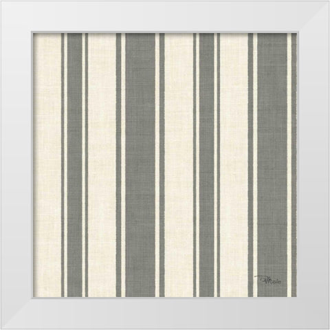 Coastal Farmhouse Pattern VC White Modern Wood Framed Art Print by Pela Studio