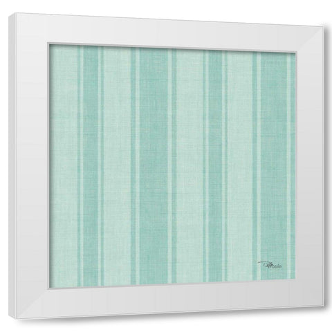 Coastal Farmhouse Pattern VE White Modern Wood Framed Art Print by Pela Studio