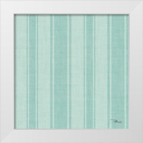 Coastal Farmhouse Pattern VE White Modern Wood Framed Art Print by Pela Studio