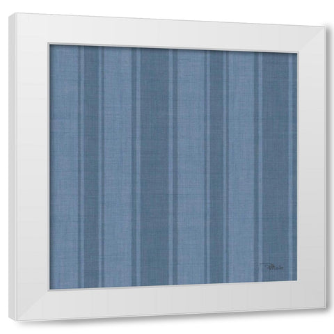 Coastal Farmhouse Pattern VF White Modern Wood Framed Art Print by Pela Studio