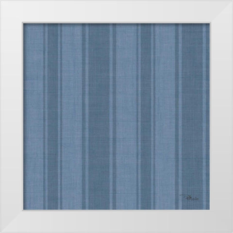 Coastal Farmhouse Pattern VF White Modern Wood Framed Art Print by Pela Studio