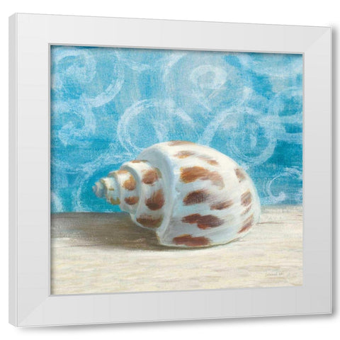 Gift from the Sea II White Modern Wood Framed Art Print by Nai, Danhui