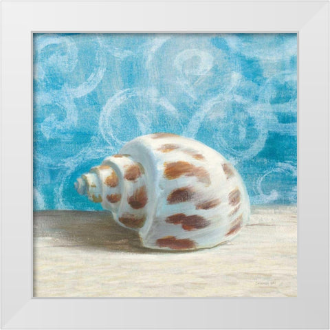 Gift from the Sea II White Modern Wood Framed Art Print by Nai, Danhui