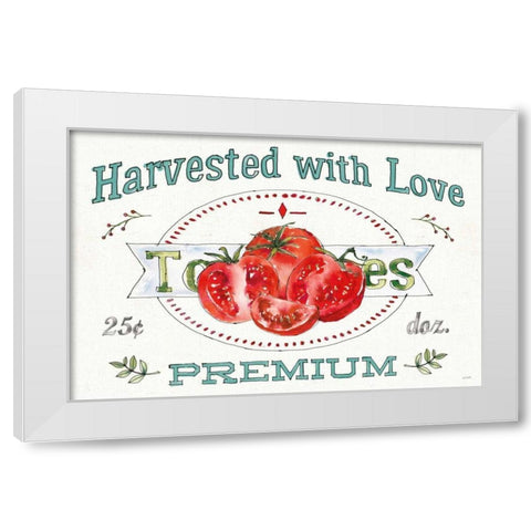 Veggie Market I White Modern Wood Framed Art Print by Tavoletti, Anne