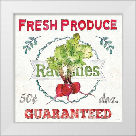 Veggie Market II White Modern Wood Framed Art Print by Tavoletti, Anne