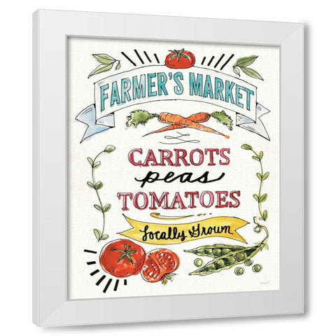 Veggie Market VI White Modern Wood Framed Art Print by Tavoletti, Anne