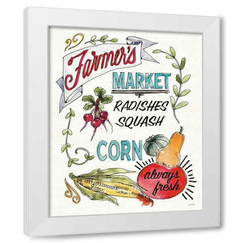Veggie Market VII White Modern Wood Framed Art Print by Tavoletti, Anne