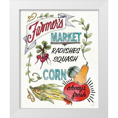 Veggie Market VII White Modern Wood Framed Art Print by Tavoletti, Anne