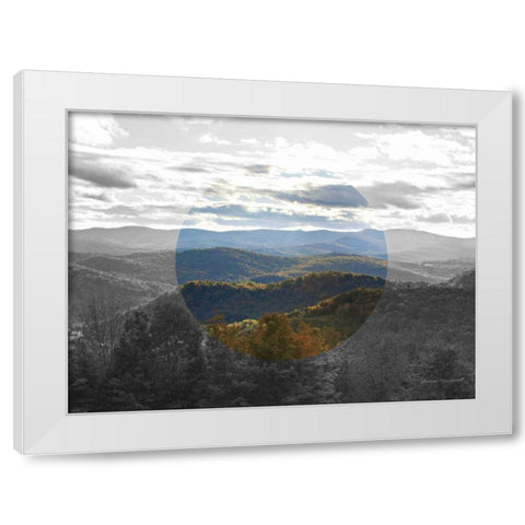 Bold Adventures VI v2 No Words White Modern Wood Framed Art Print by Marshall, Laura