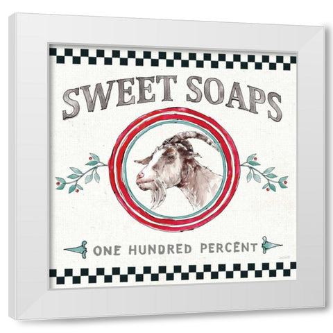 Farm Signs V White Modern Wood Framed Art Print by Tavoletti, Anne