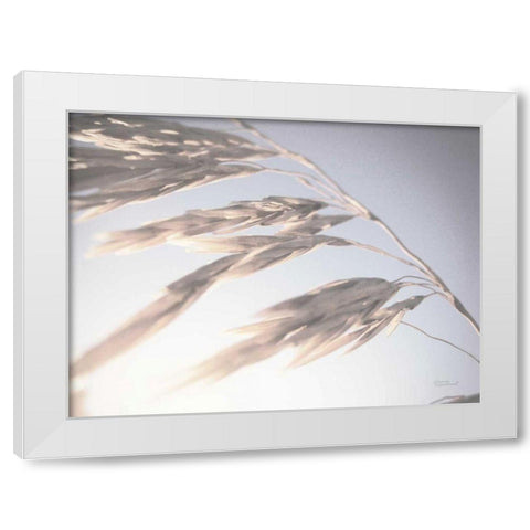 Windy Wheat Fields II Light White Modern Wood Framed Art Print by Marshall, Laura