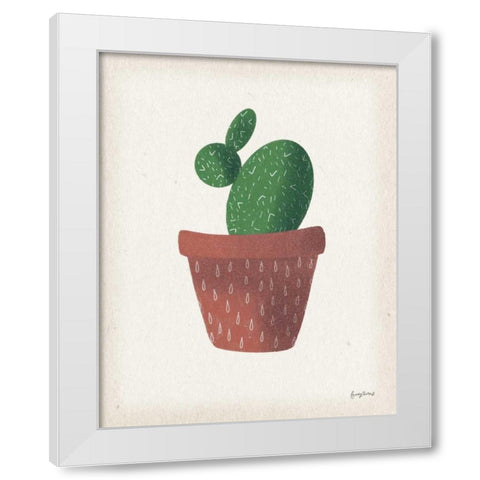 Greenhouse II White Modern Wood Framed Art Print by Thorns, Becky