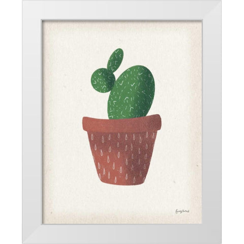 Greenhouse II White Modern Wood Framed Art Print by Thorns, Becky