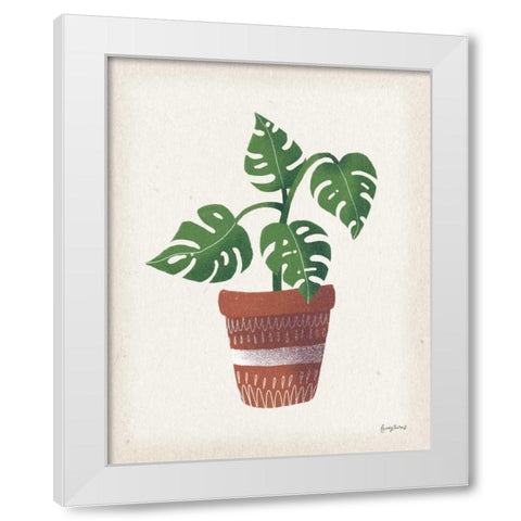 Greenhouse III White Modern Wood Framed Art Print by Thorns, Becky