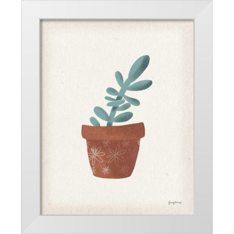 Greenhouse V White Modern Wood Framed Art Print by Thorns, Becky