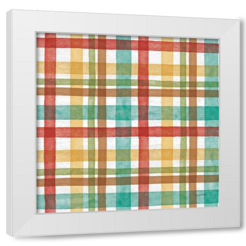 Farm Market Pattern IV White Modern Wood Framed Art Print by Urban, Mary