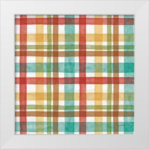 Farm Market Pattern IV White Modern Wood Framed Art Print by Urban, Mary