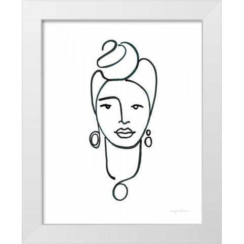 Beauty IV White Modern Wood Framed Art Print by Tillmon, Avery